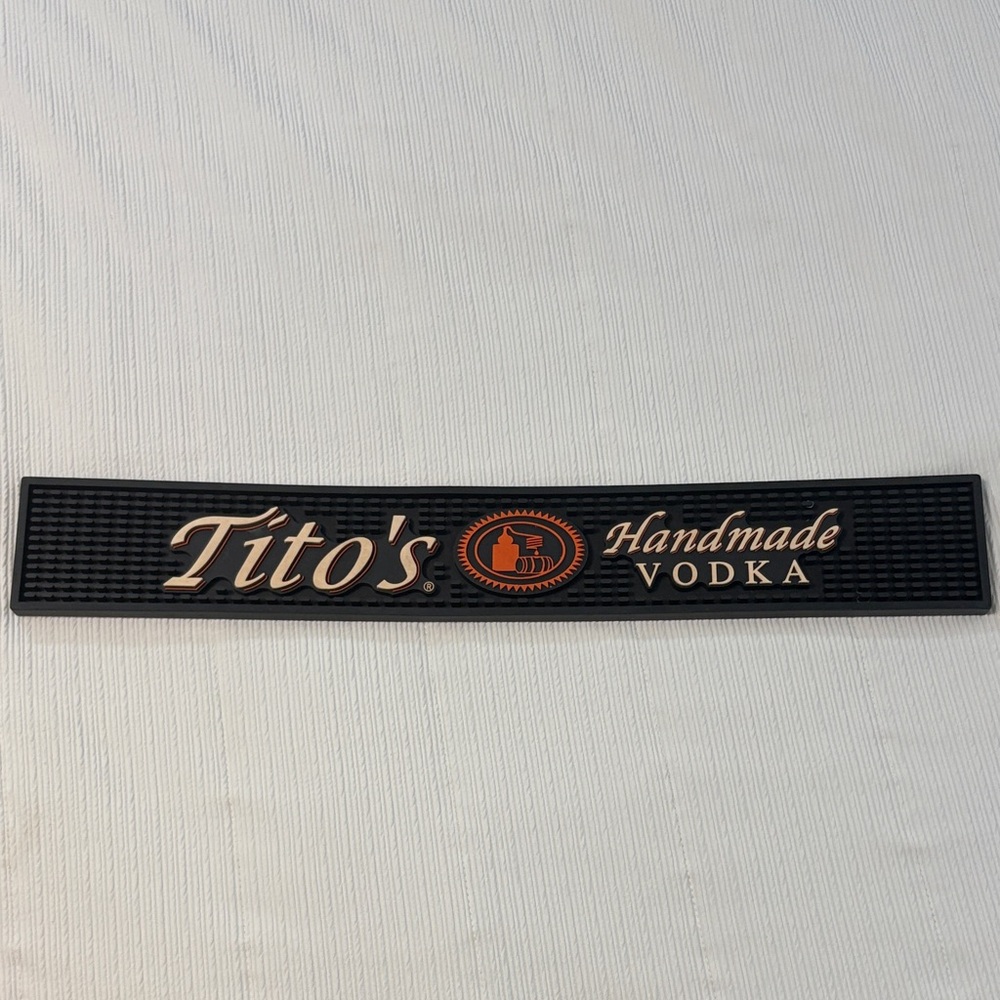 Tito's Black Bar Mat